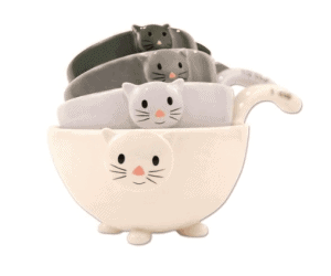 Tazas medidoras de gatitos