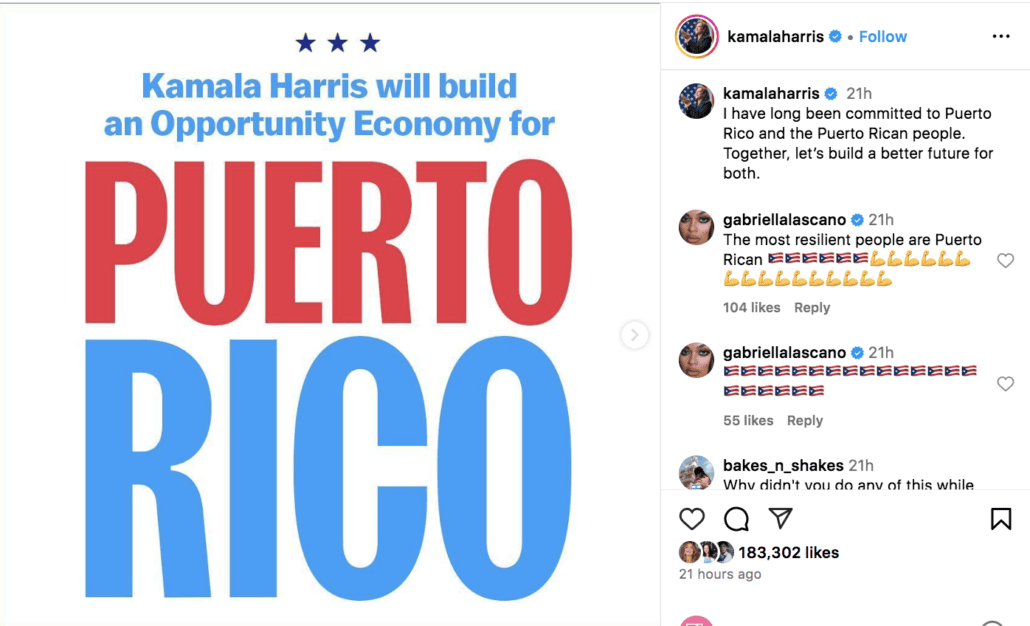 Kamala Harris Puerto Rico